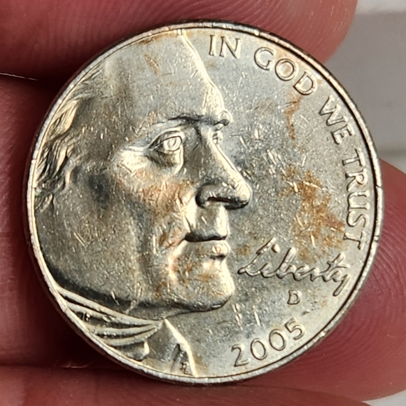 2005 RARE JEFFERSON BUFFALO NICKEL WITH ERROR - Picture 6 of 8